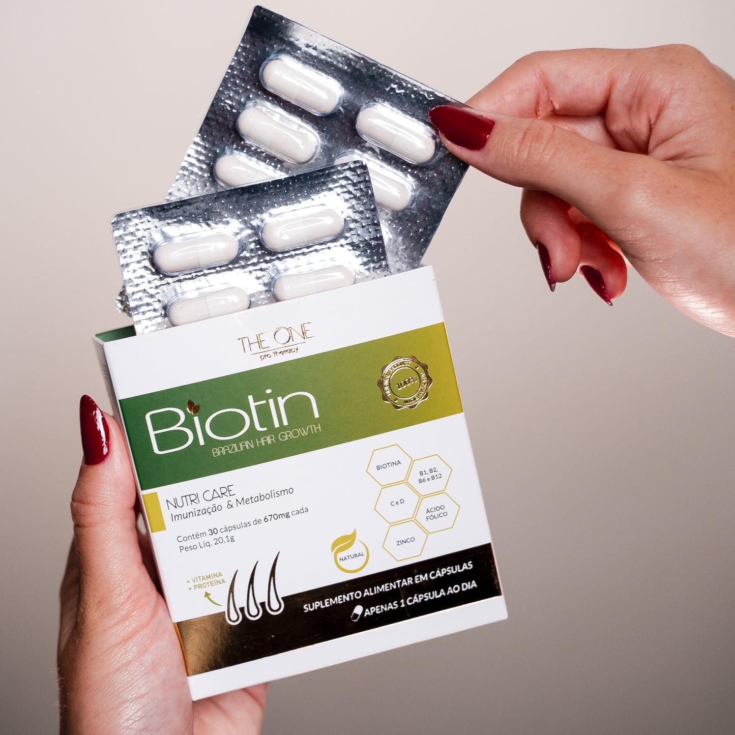 Cápsulas de Biotina